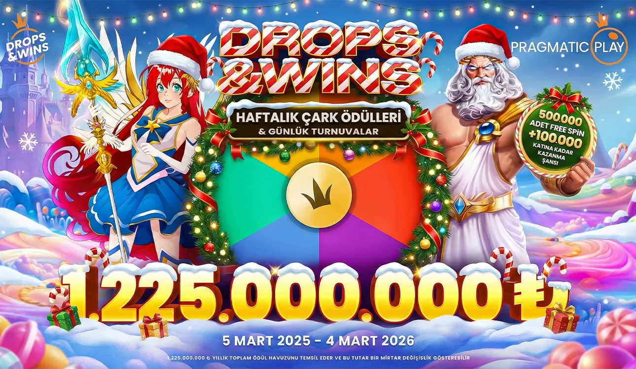 Drops&Wins 1.225.000.000₺ Betgamon'da Aktif!